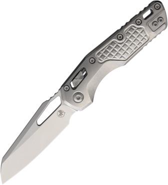 Microtech Standard Issue MSI Ram-Lok Pocket Knife Stonewash Frag - MCT21010FRMS2